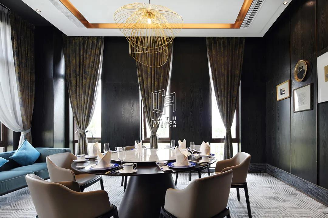 现代 Art Deco 风格餐厅设计-54