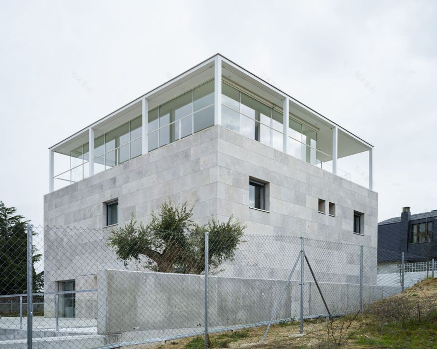 西班牙马德里 Rotonda House丨Alberto Campo Baeza-35