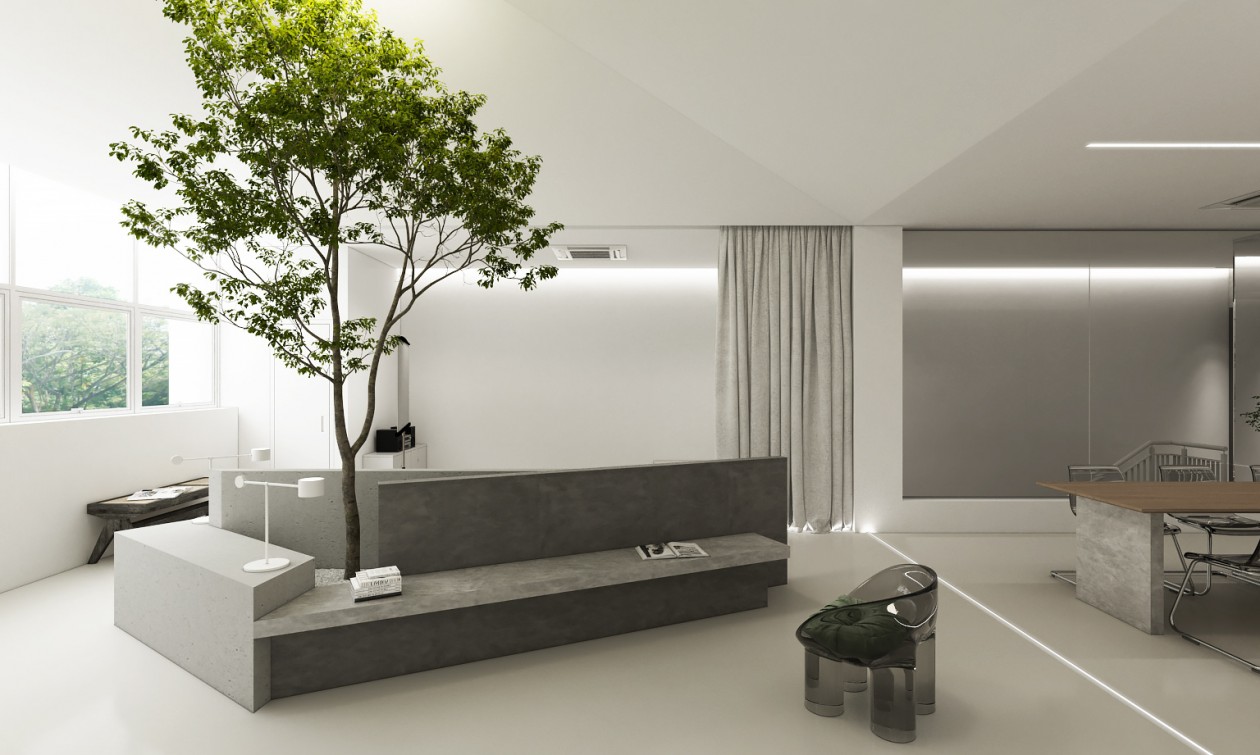 简约风办公空间设计-19