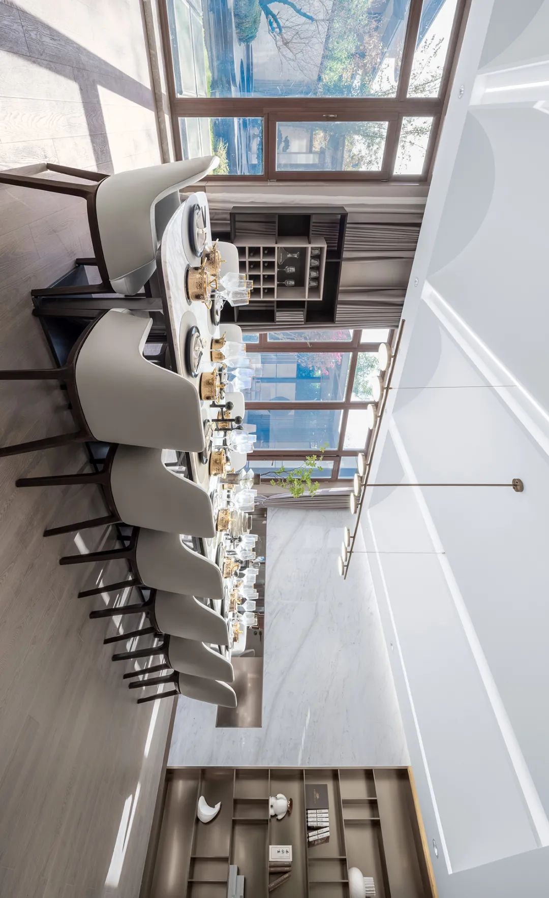 繁世中的宁静归所 | 北京亿城燕西华府 650㎡自然隐奢别墅设计-12