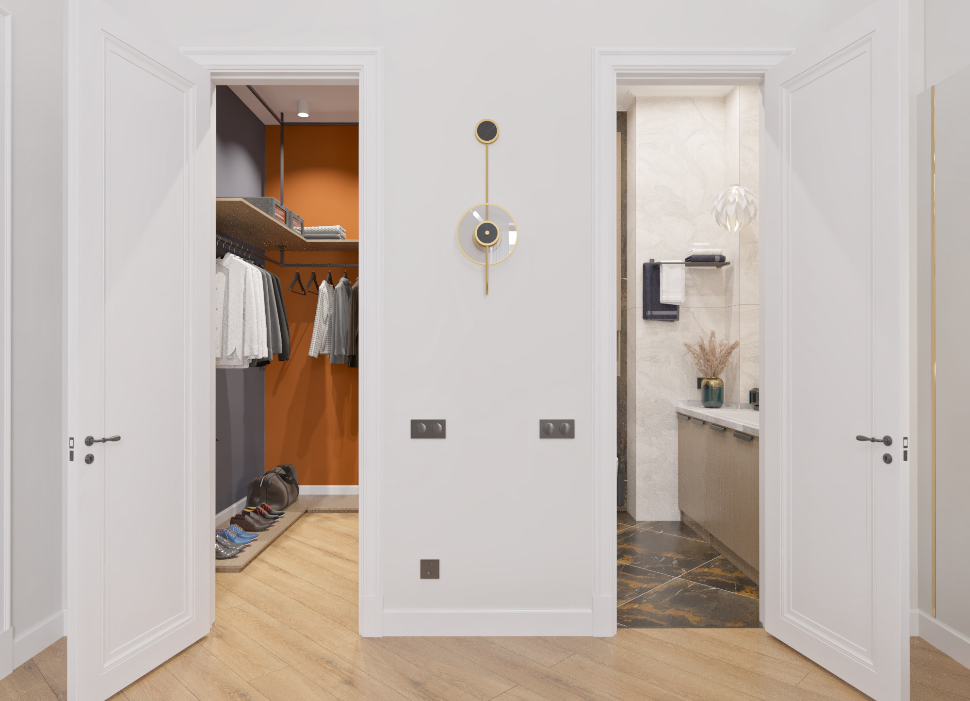 Design project of an apartment 100m2 complex Boulevard-19