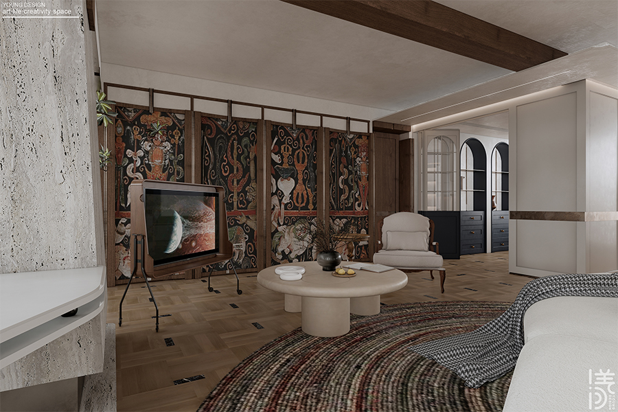 美式复古艺术宅邸设计丨深圳漾空间设计有限公司-23