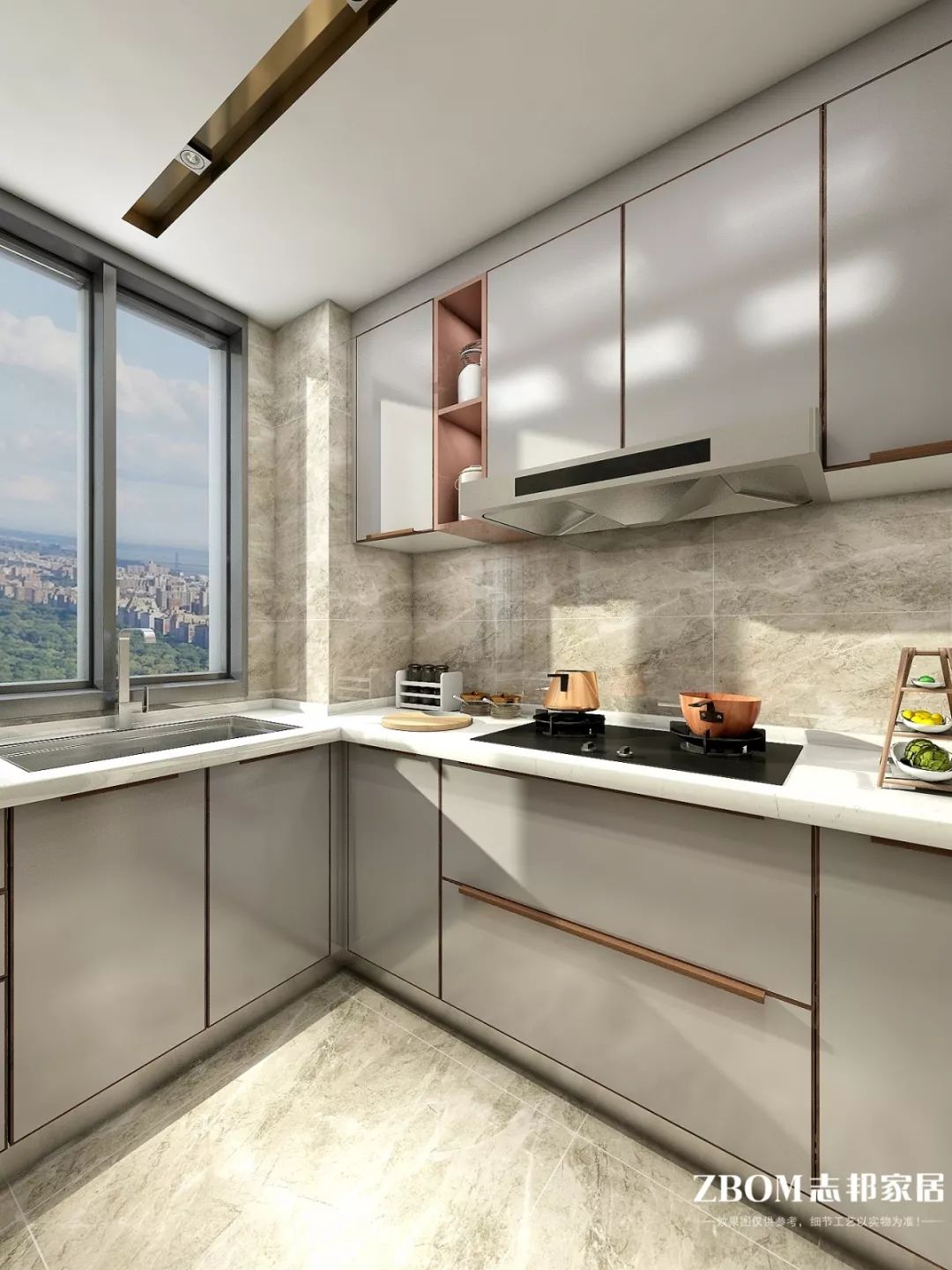 姚磊打造现代轻奢三口之家，设计亮点层出不穷-59