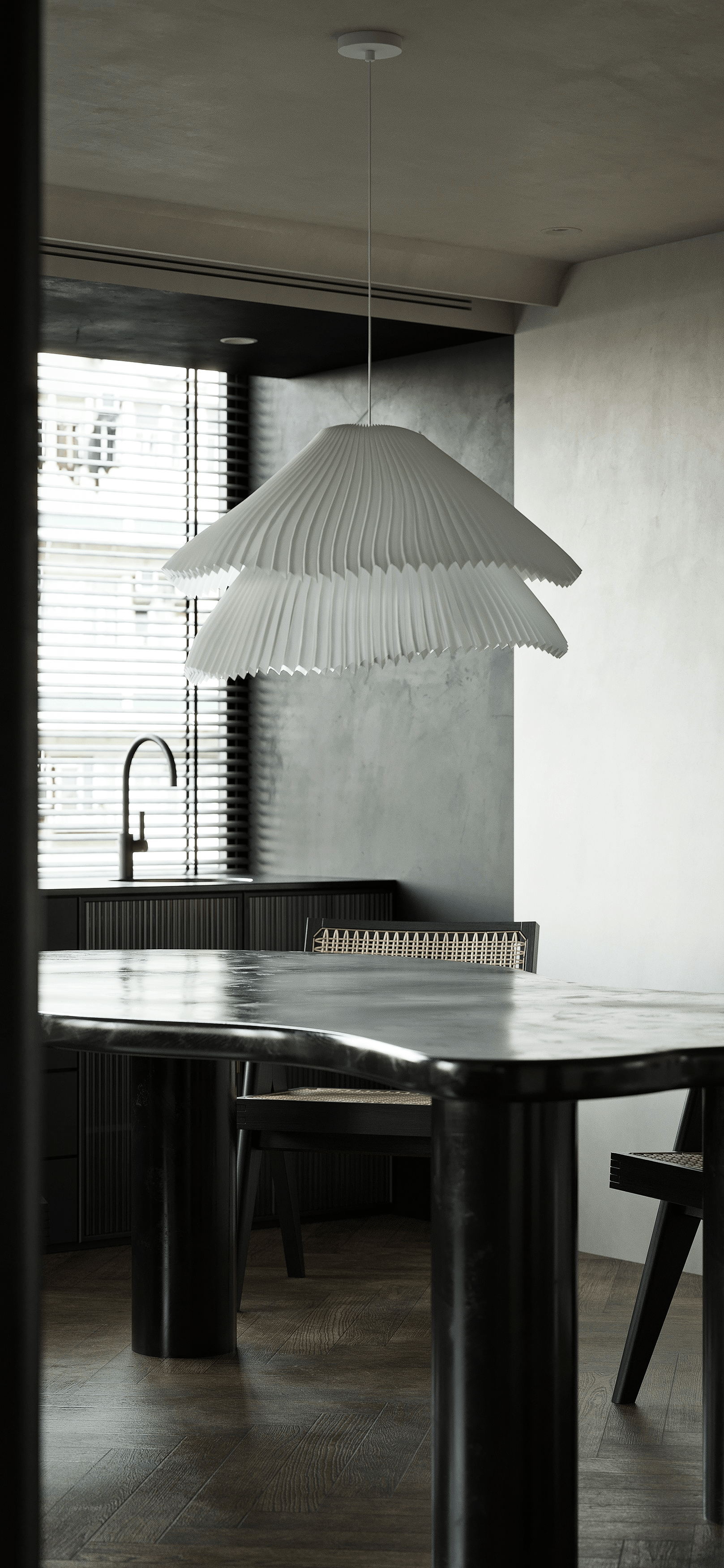 灰色系空间设计 这质感太棒了吧！-9