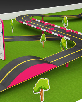 Vitality Race Track 3d