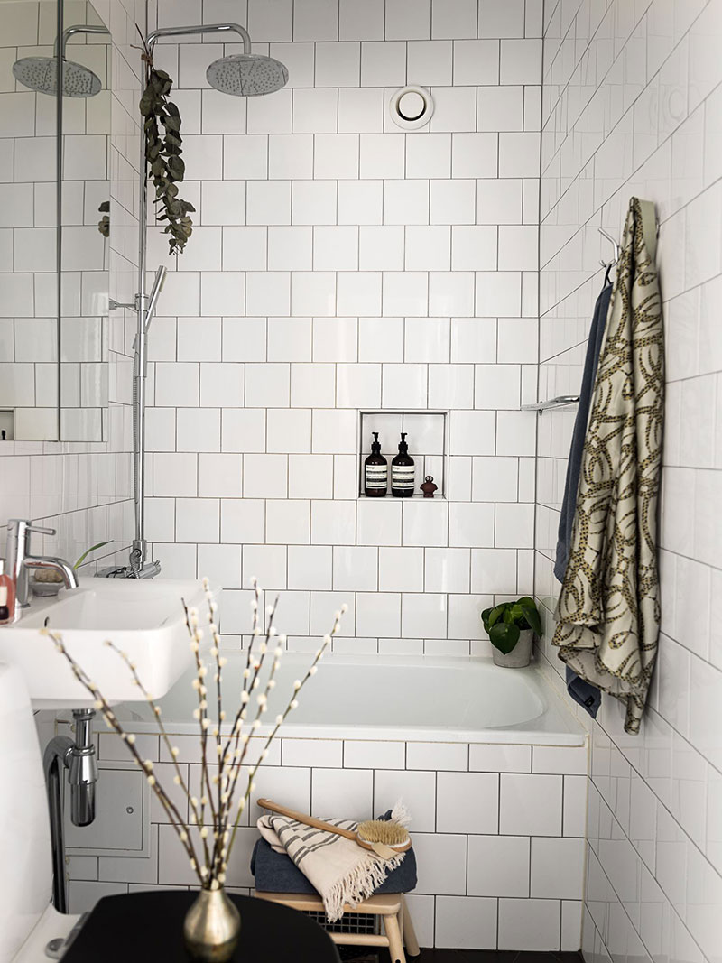 斯德哥尔摩温馨公寓 | 陶瓷板墙饰与经典装饰的完美结合-28