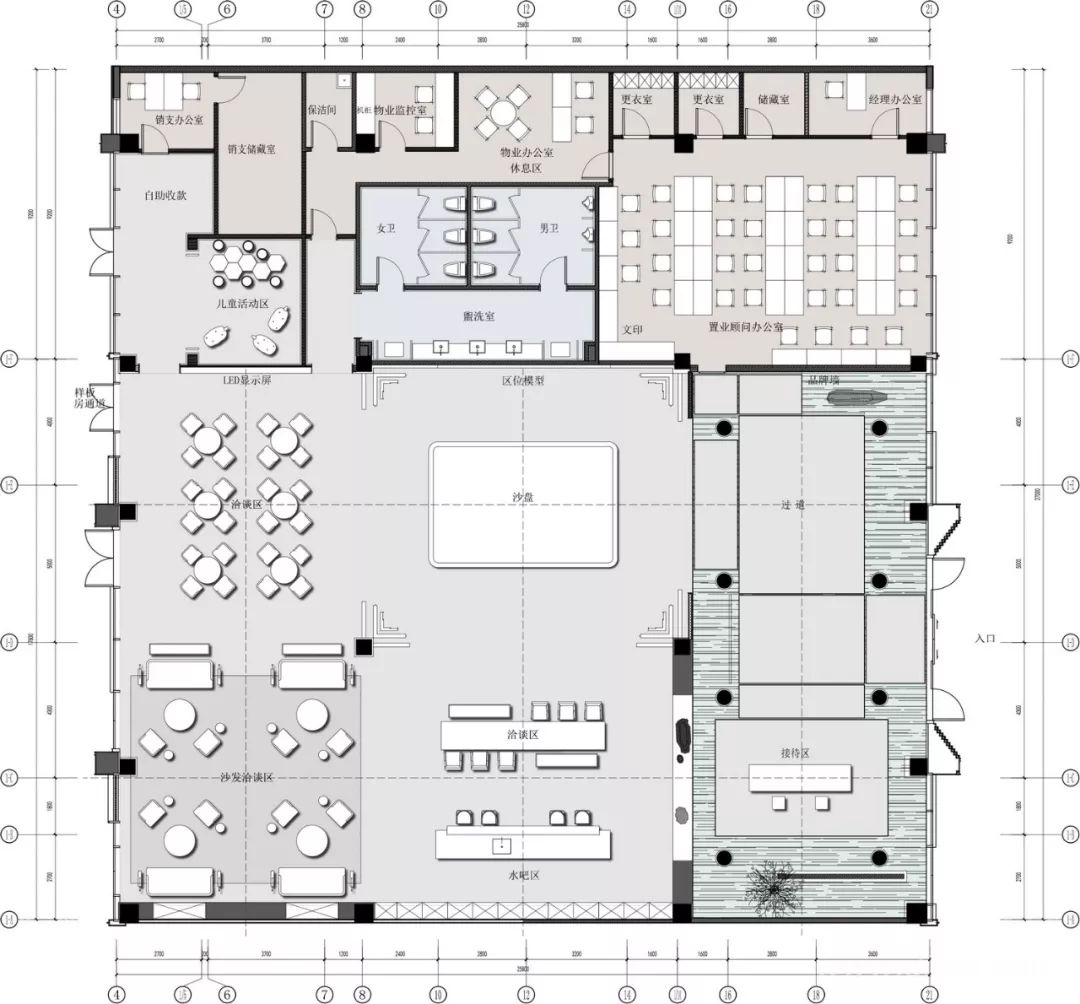 苏州龙湖大境天成销售中心 | 山湖美景融入空间设计-52