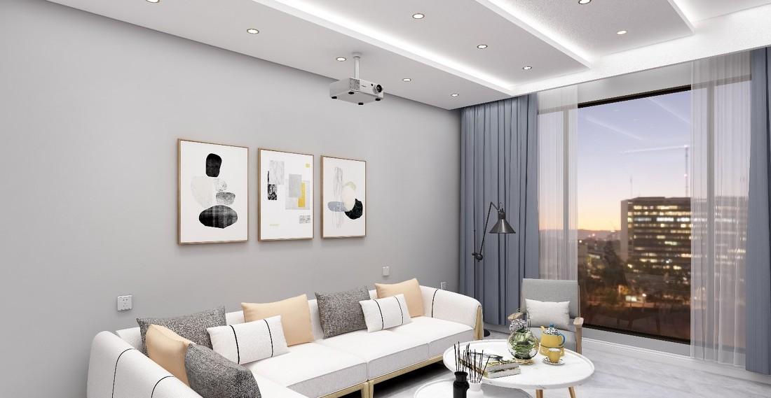 魏彦熙简约风设计案例 灰色墙面展现高级感-3