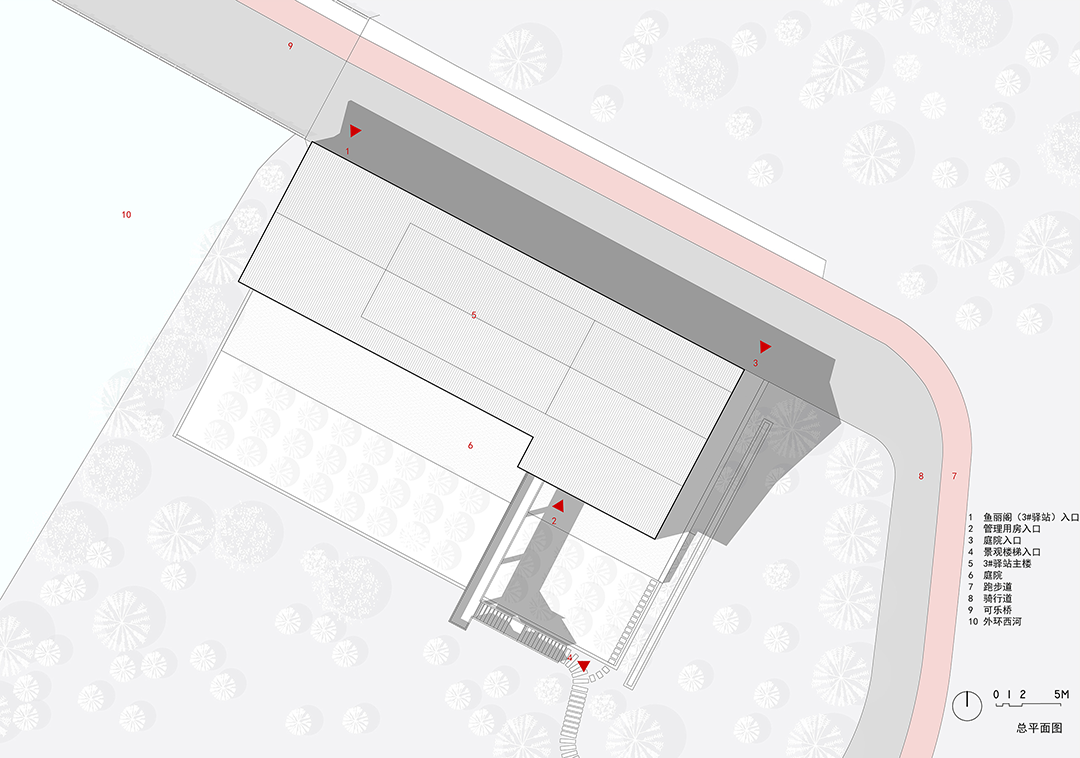 长宁环城生态公园带市民服务驿站丨中国上海丨致正建筑工作室,冶是建筑-123