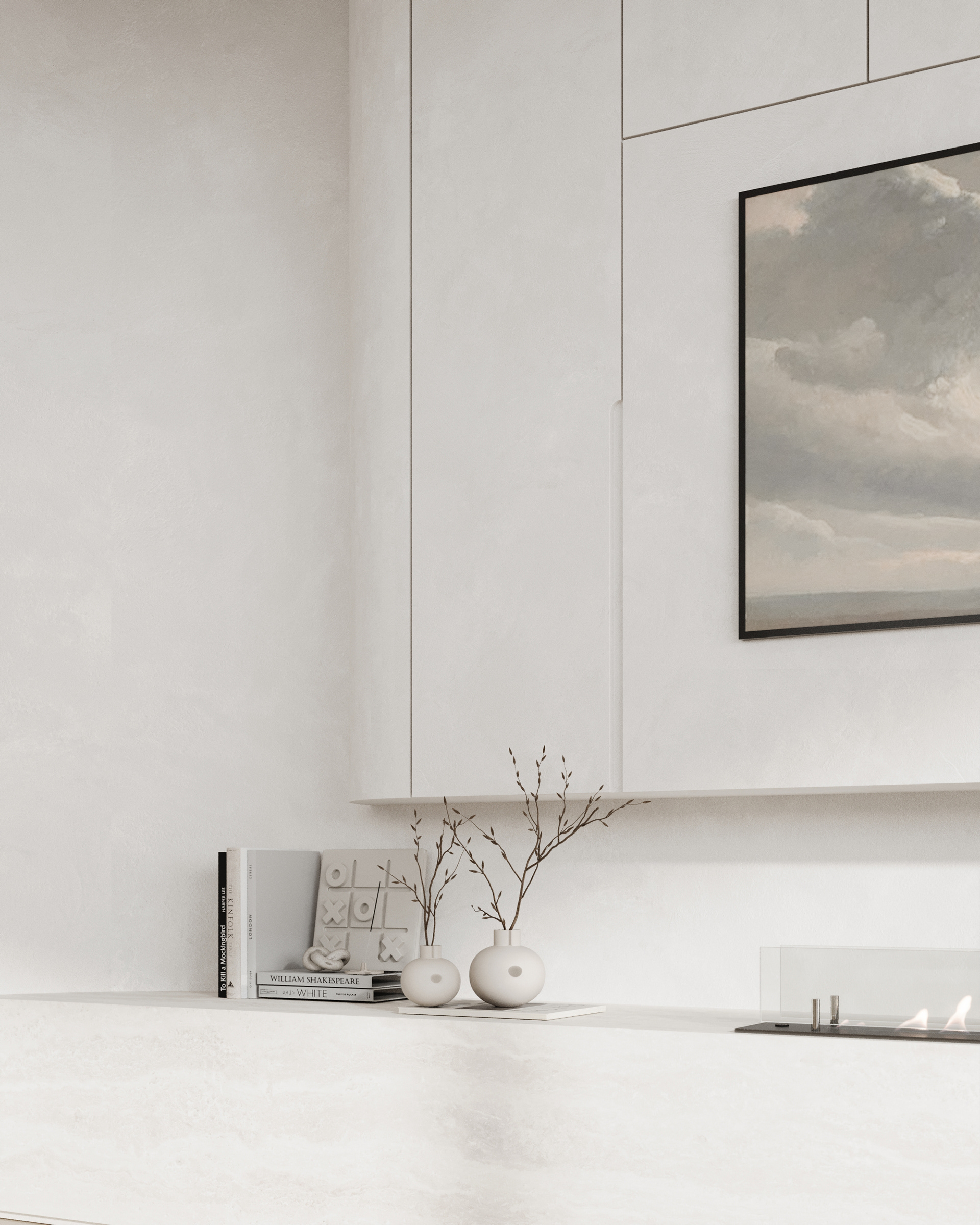 Calm Minimalism（宁静简约风）复式室内可视化项目丨澳大利亚阿德莱德-14