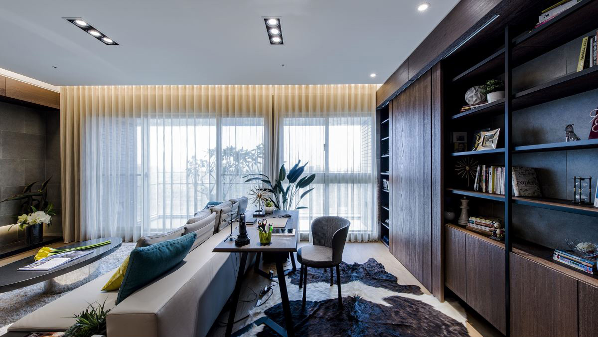 IS国际设计--35.8坪三房现代风-11