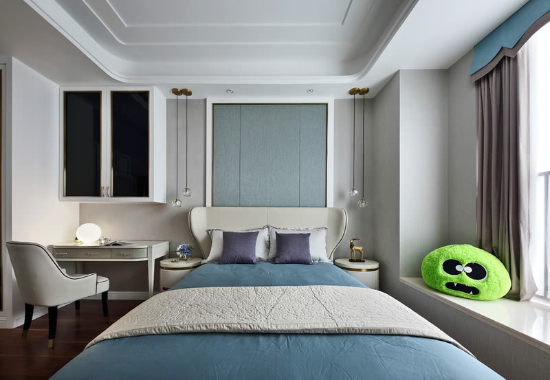 深圳宝安中心373m²现代简约法式风格家居设计-9