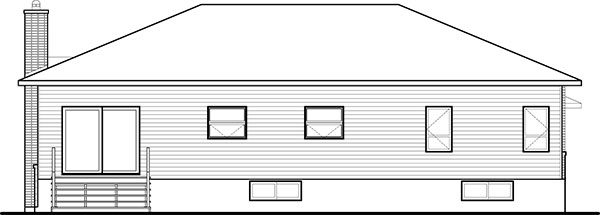 现代一层房屋计划  计划9536-5