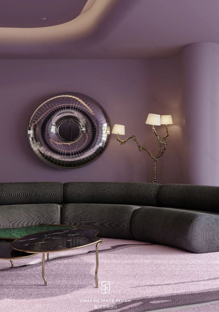 武汉江南岸紫色浪漫空间设计丨中国武汉丨晟瑄空间设计-19