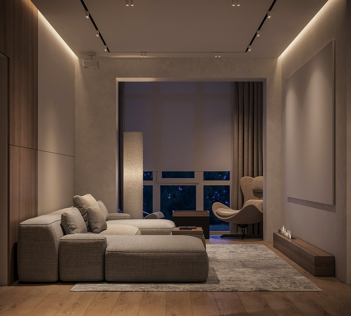 乌克兰75㎡小空间住宅设计-6