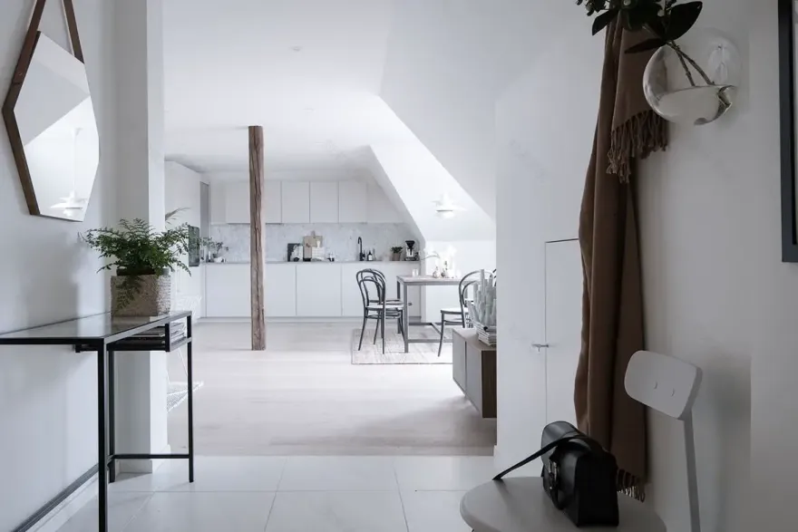 瑞典砖楼顶层公寓 | 旧空间新活力-15