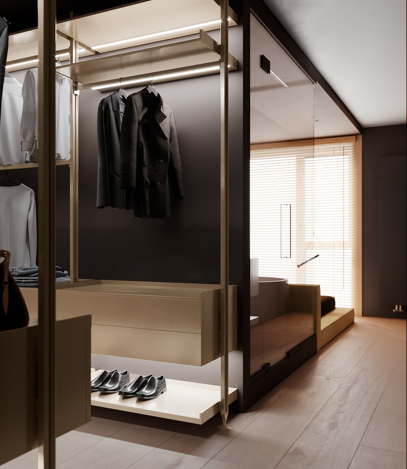 74㎡橘色系公寓设计 明媚的小尾巴，清爽好活力-12