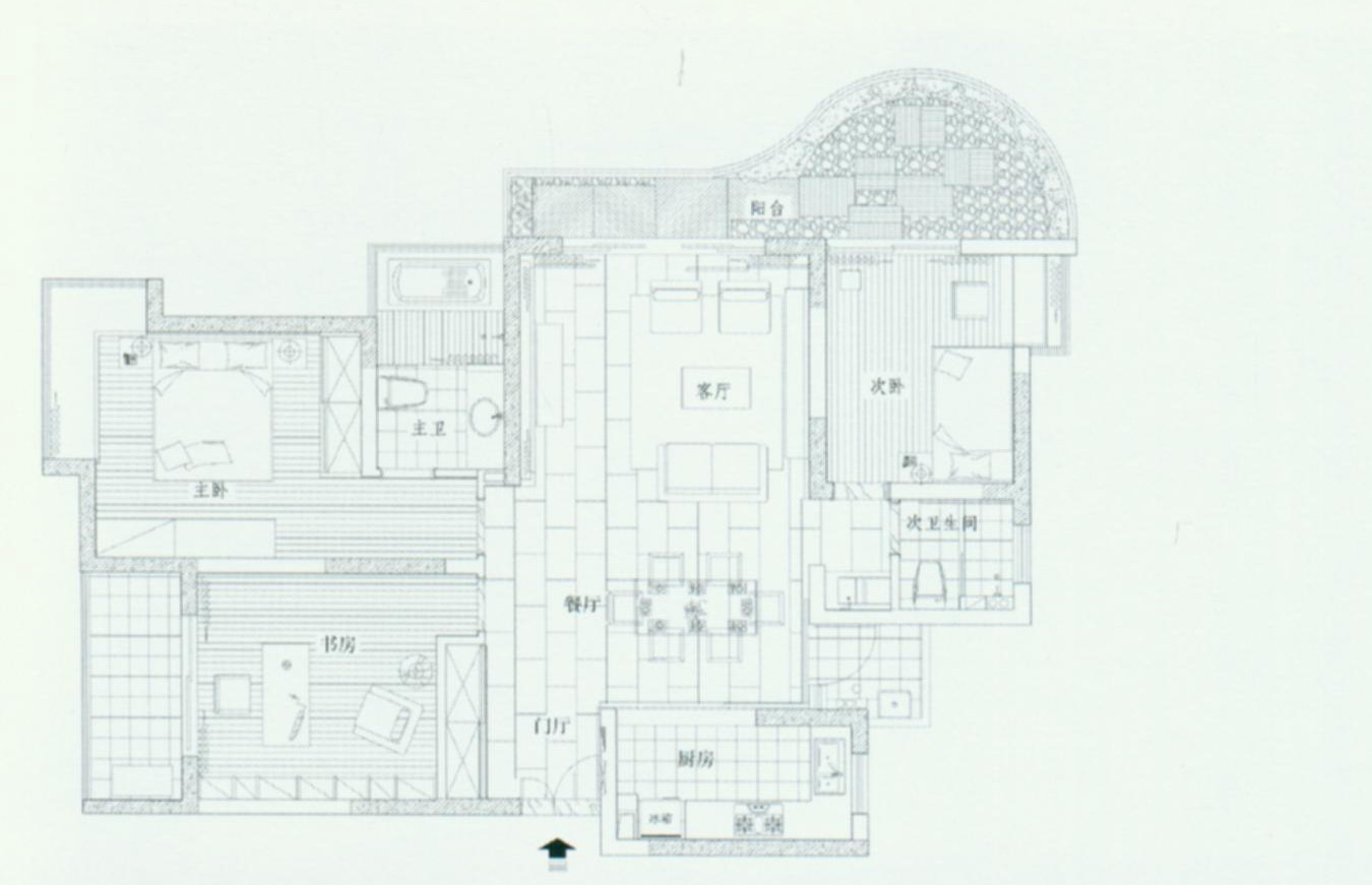 别苑住宅，新中式风格-10