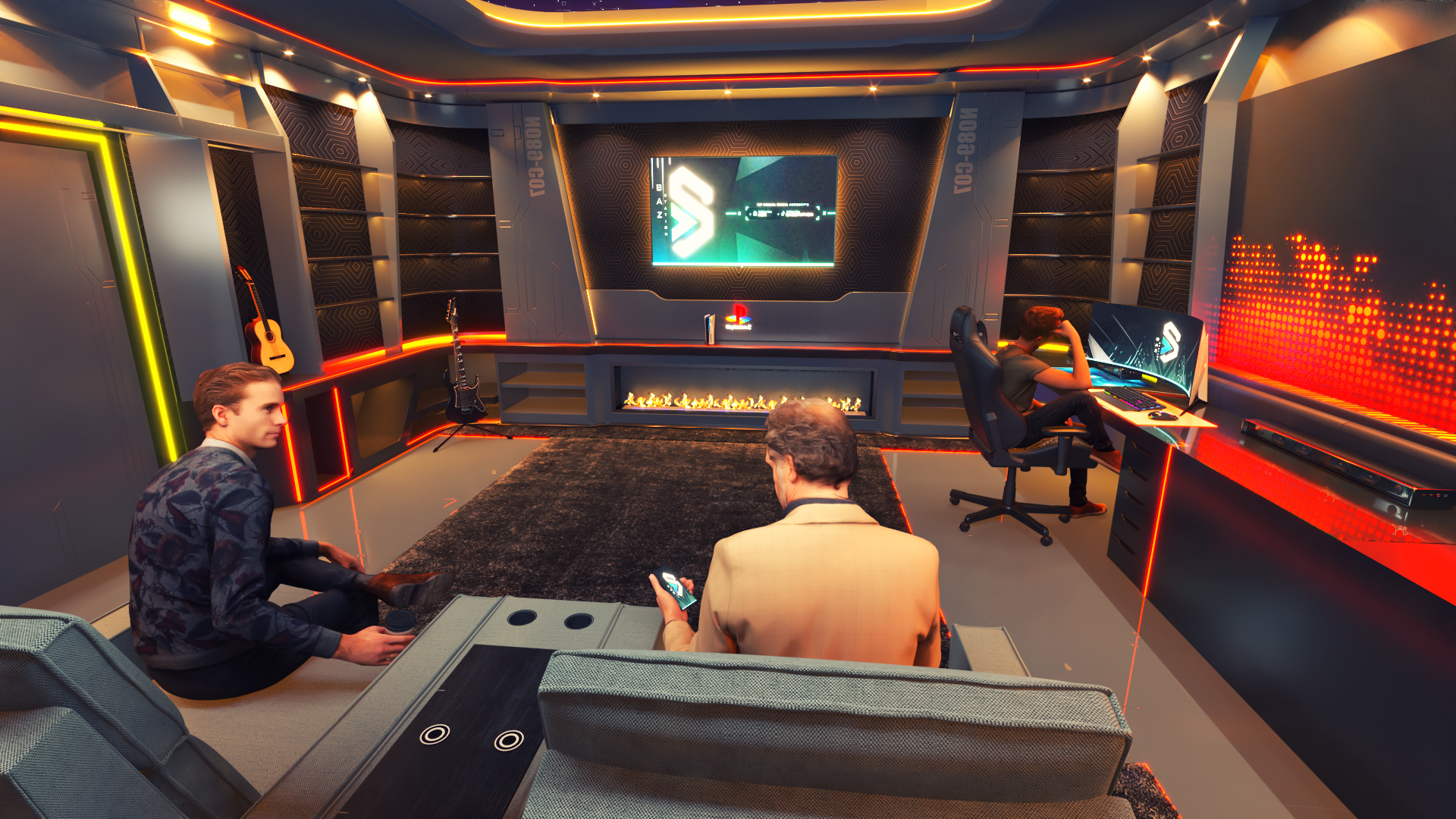 豪华娱乐室设计-8