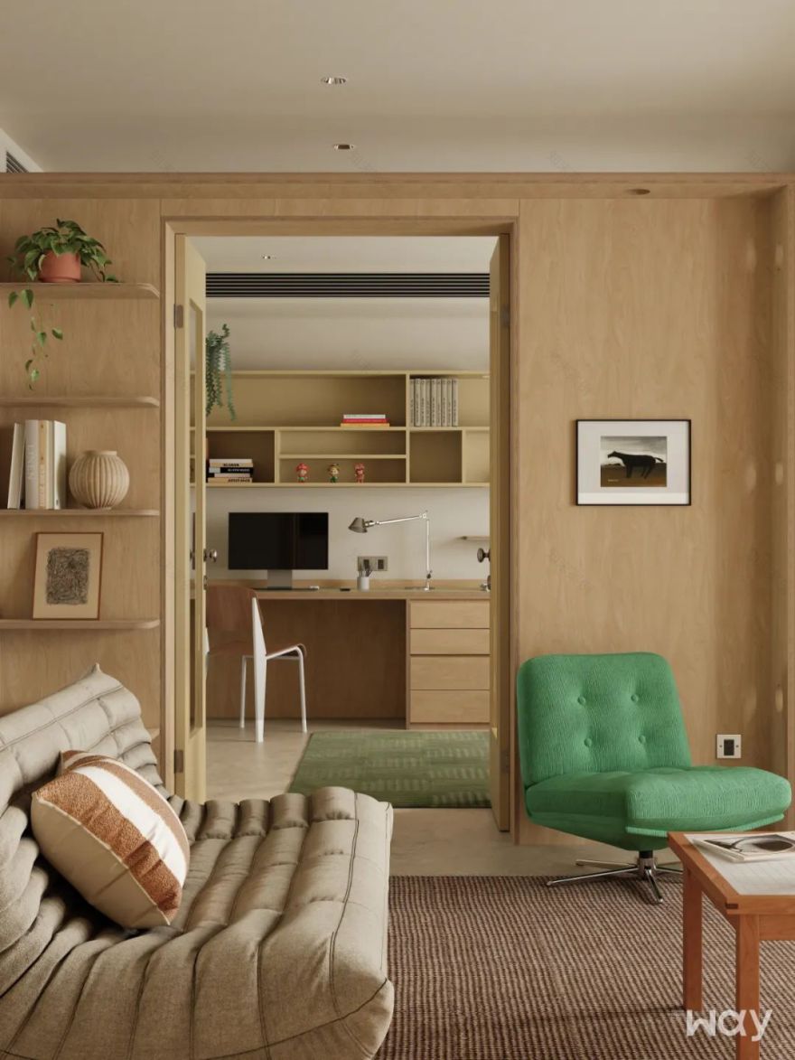 新作 · Mewtopia:66m² 人与猫的共享空间丨未止工作室-4