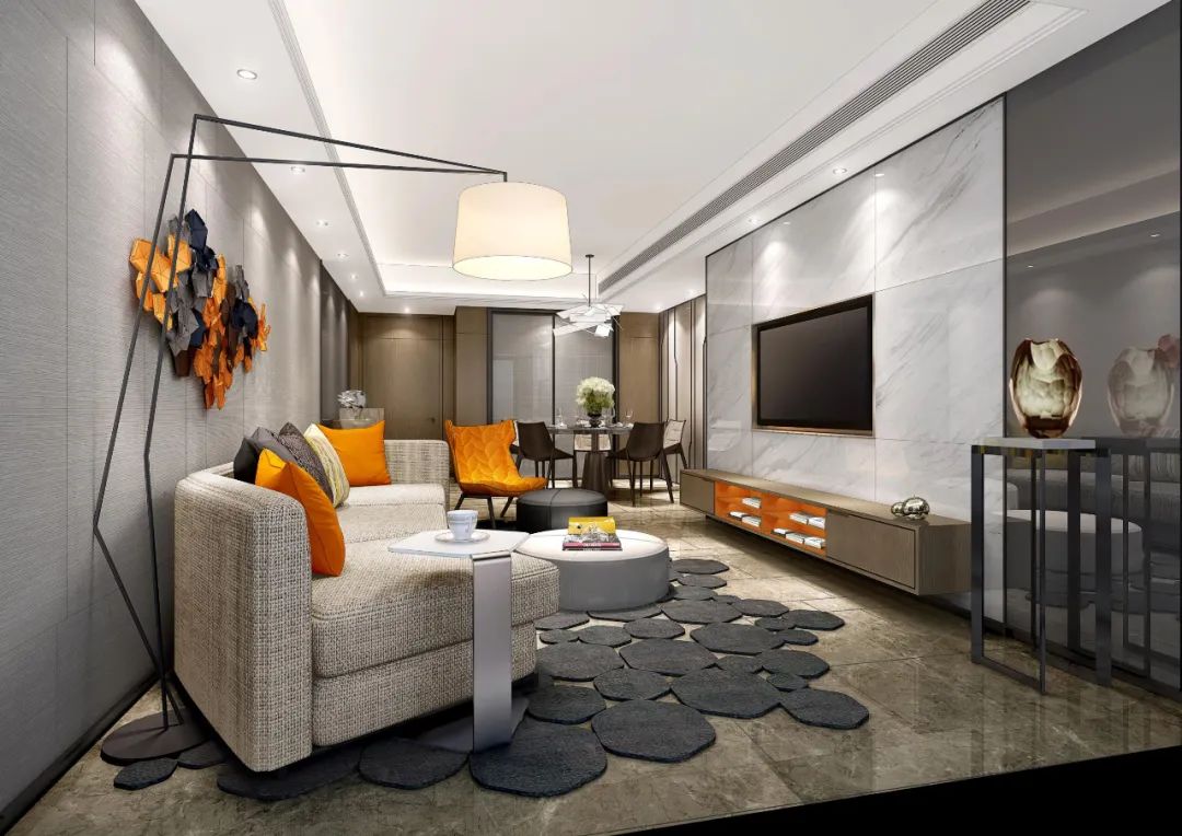 100㎡轻奢时尚样板间-4