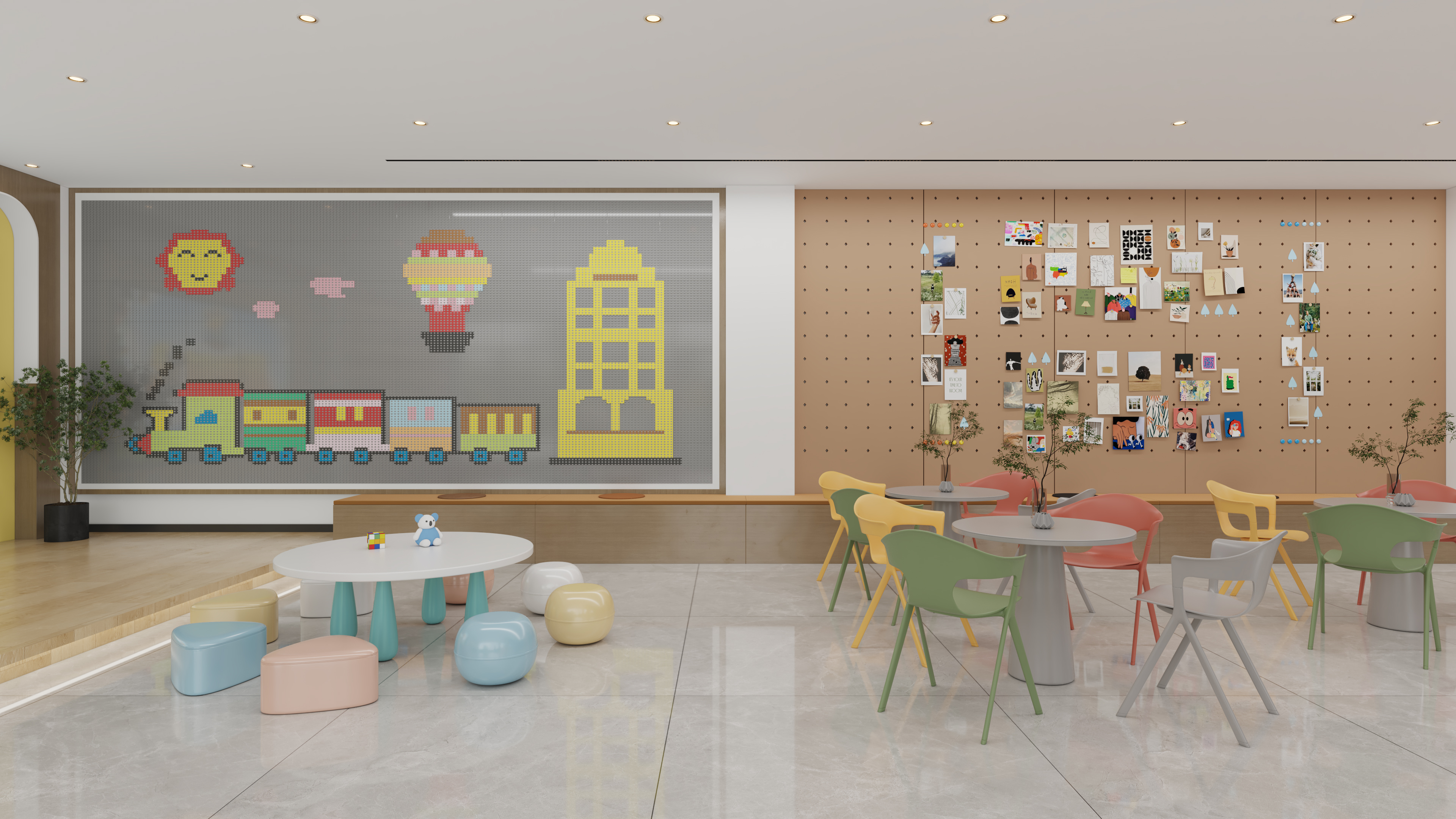 社区服务中心 / 某社区百姓客厅设计方案-4