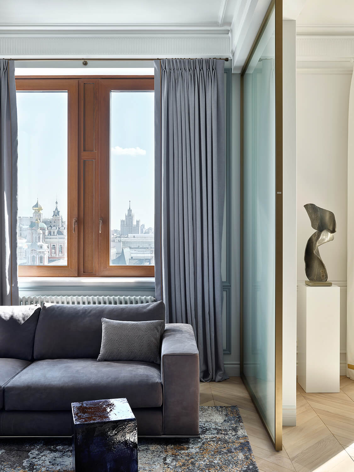 莫斯科明亮优雅的公寓丨俄罗斯莫斯科丨ELKA Interiors-9