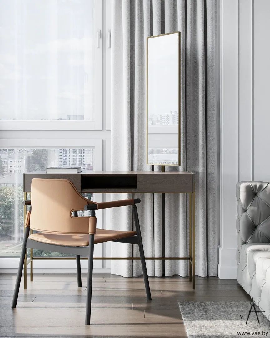 明斯克 LCD“Mayak”90㎡现代雅居,绿色木色添温馨-22