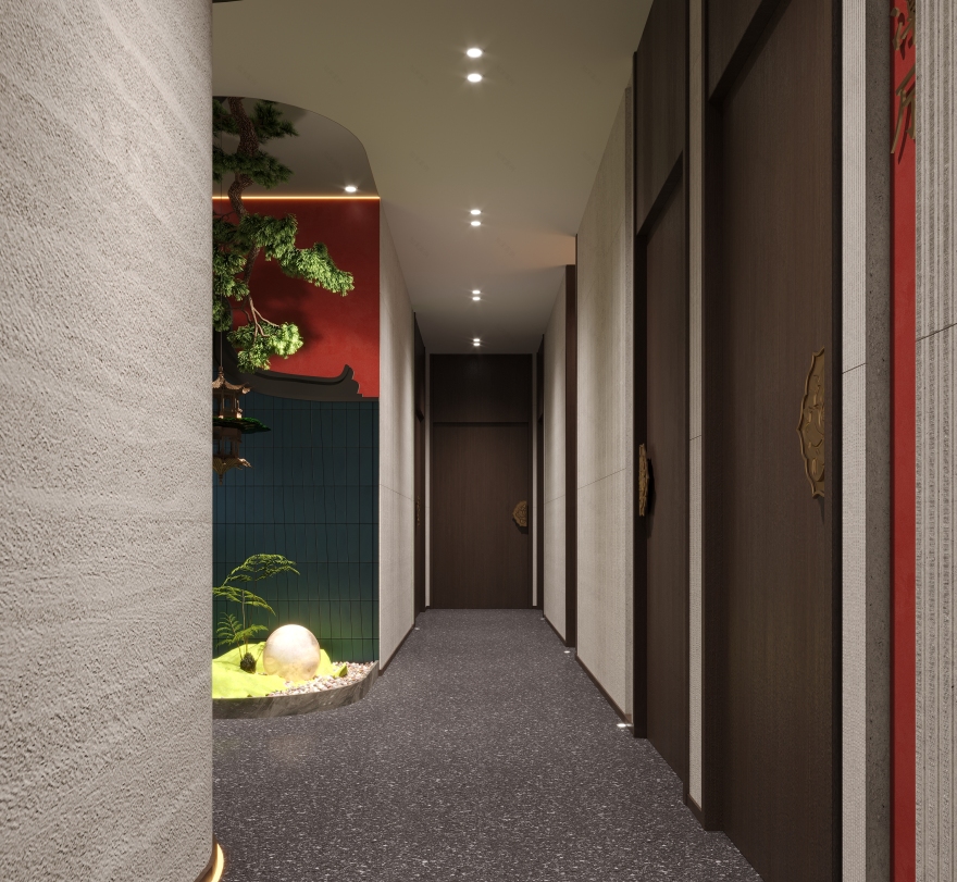 银川国益公馆私人会所装修设计丨中国银川丨银川装修公司-47