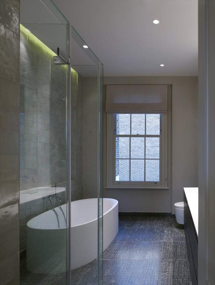 伦敦诺丁山现代家居，Stiff + Trevillion 打造全景采光空间-14