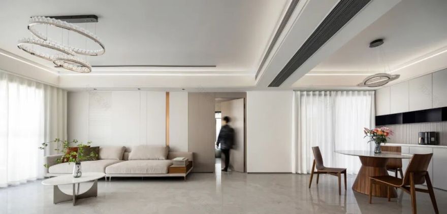 150㎡意式极简风大平层,简简单单的婚房,却越住越爱!-15