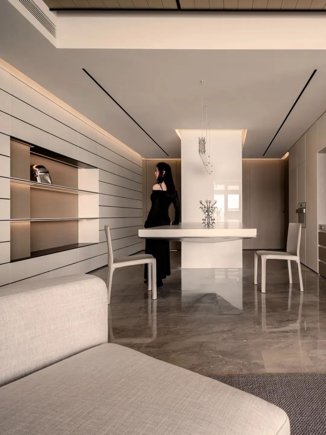 温州210㎡极简大平层私宅设计丨中国温州丨温州里外空间设计-81