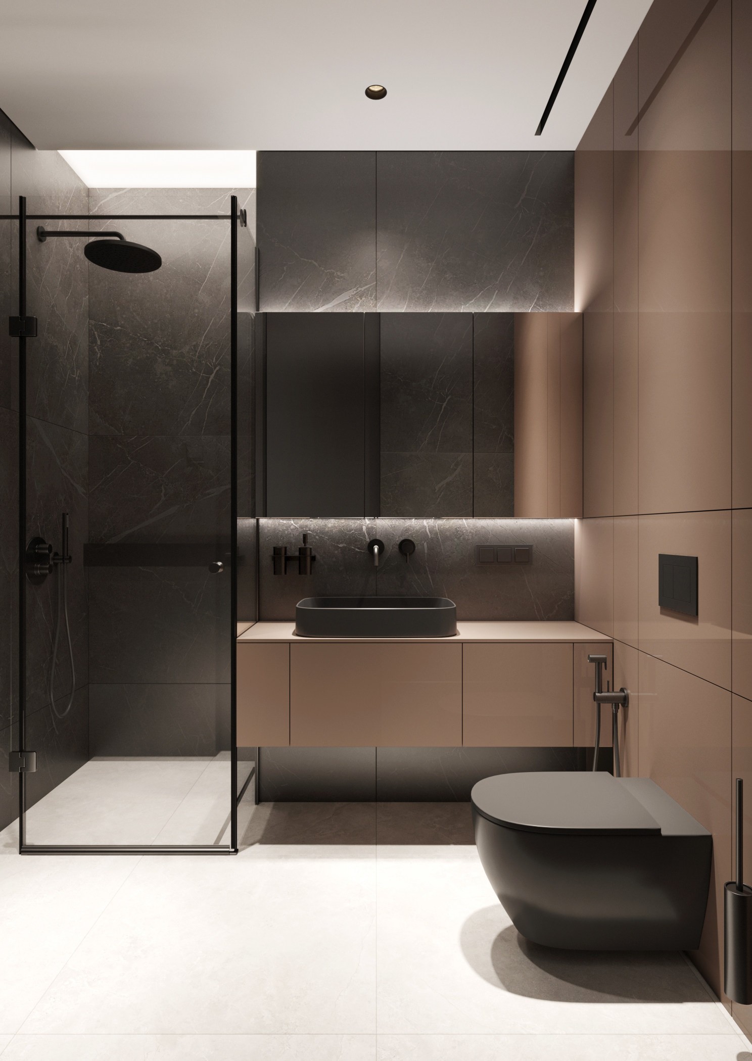 95㎡浅色系公寓设计 既舒适又精致-11