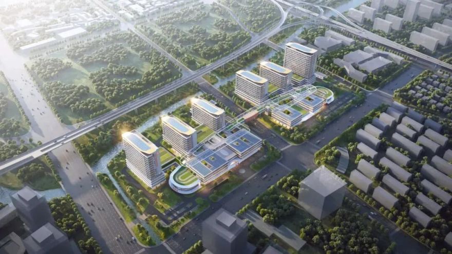 提升区域医疗服务能级丨华建集团华东院原创设计上海中医药大学附属岳阳中西医结合医院松江院区-34