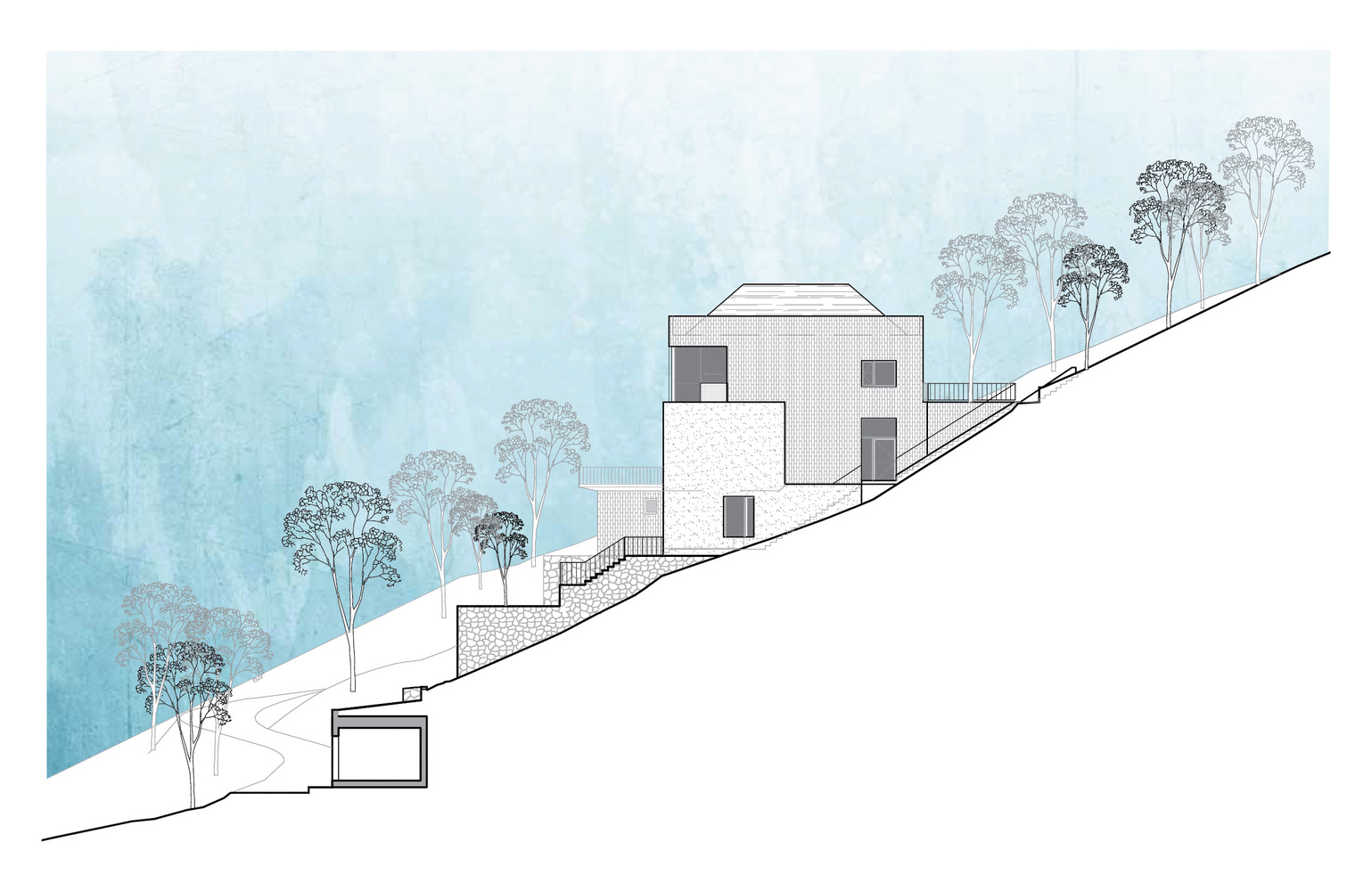 山间别墅，景观与生活的完美融合-53