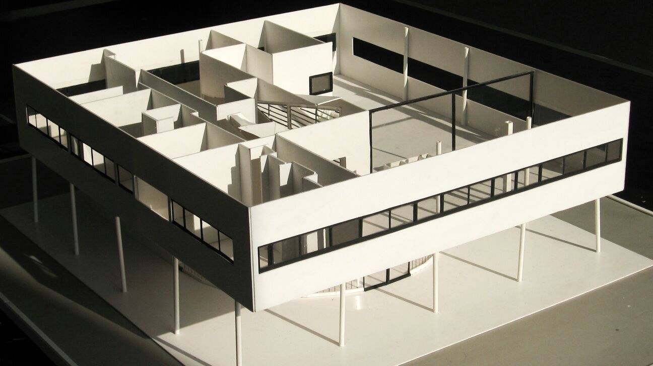 萨伏伊别墅模型制作-3