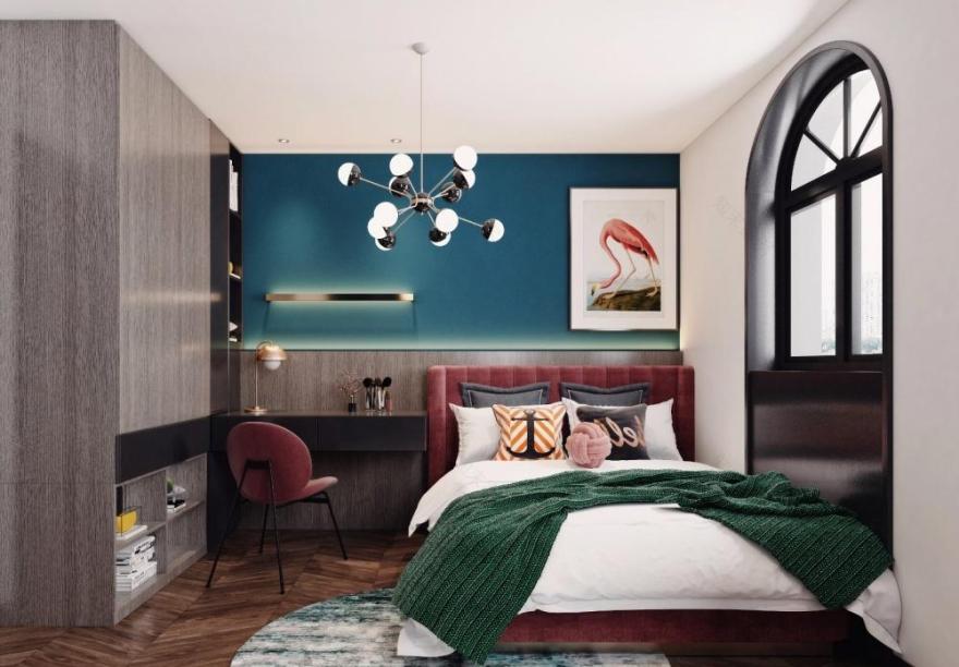 儿童房设计 | 色彩斑斓的梦幻空间-0