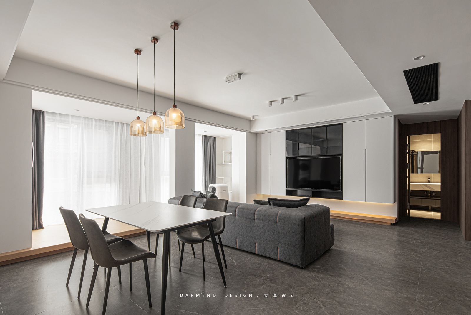 两人三喵的幸福生活丨中国南京丨大漠·室内设计-15