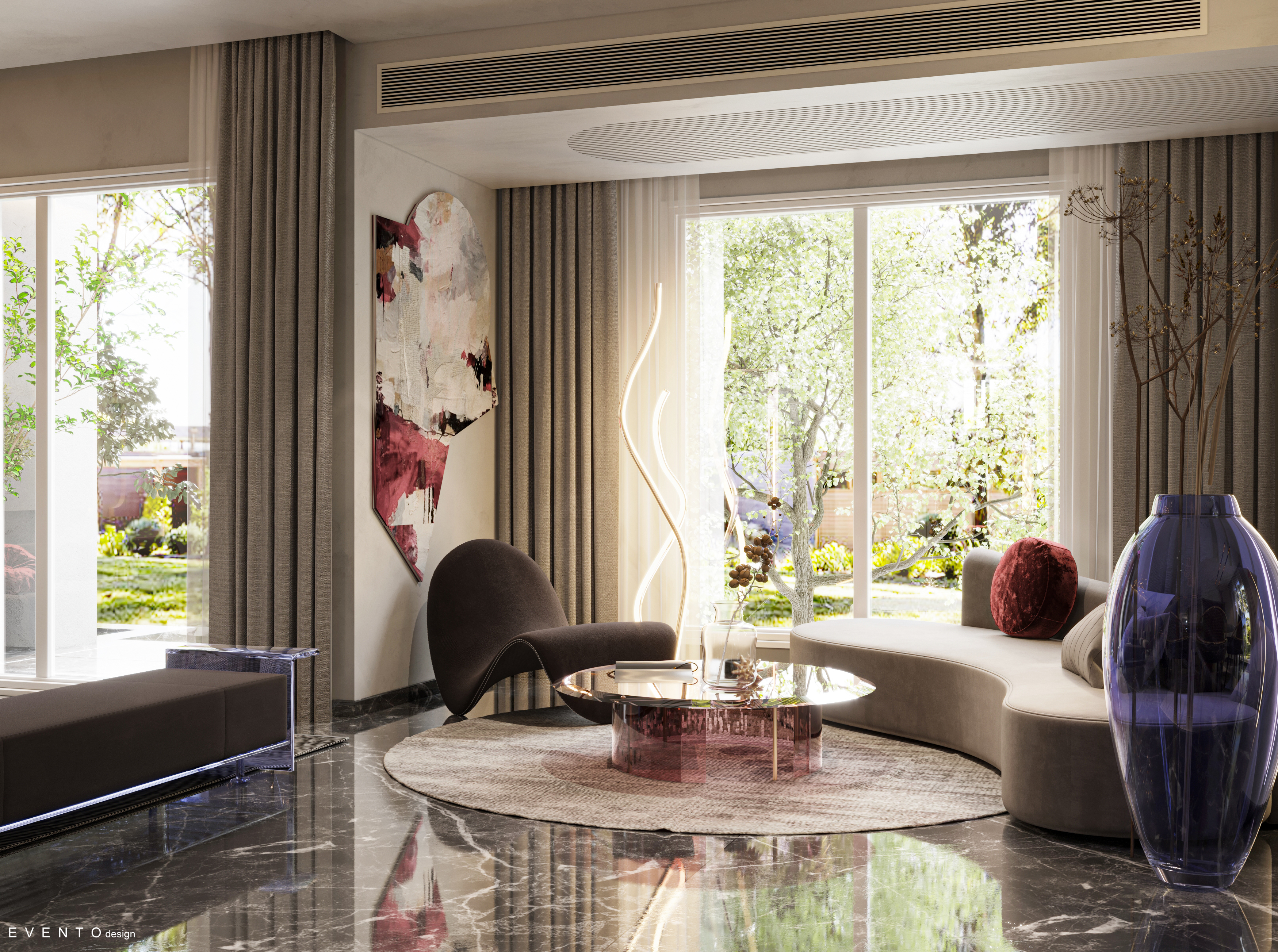 Villa reception (Cairo festival city )-21