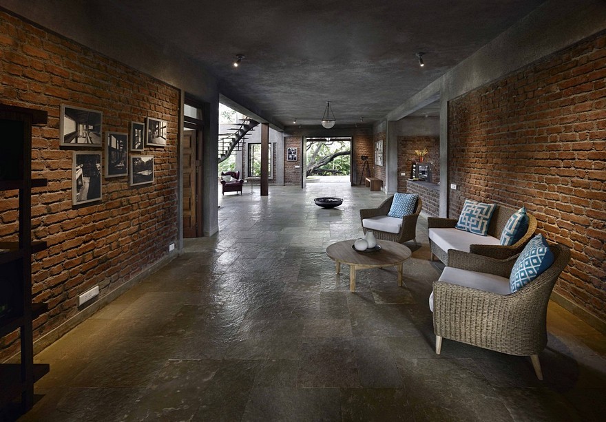 Indian Brick House with an Architectural Design Influenced by a Mango Trees Plantation-29