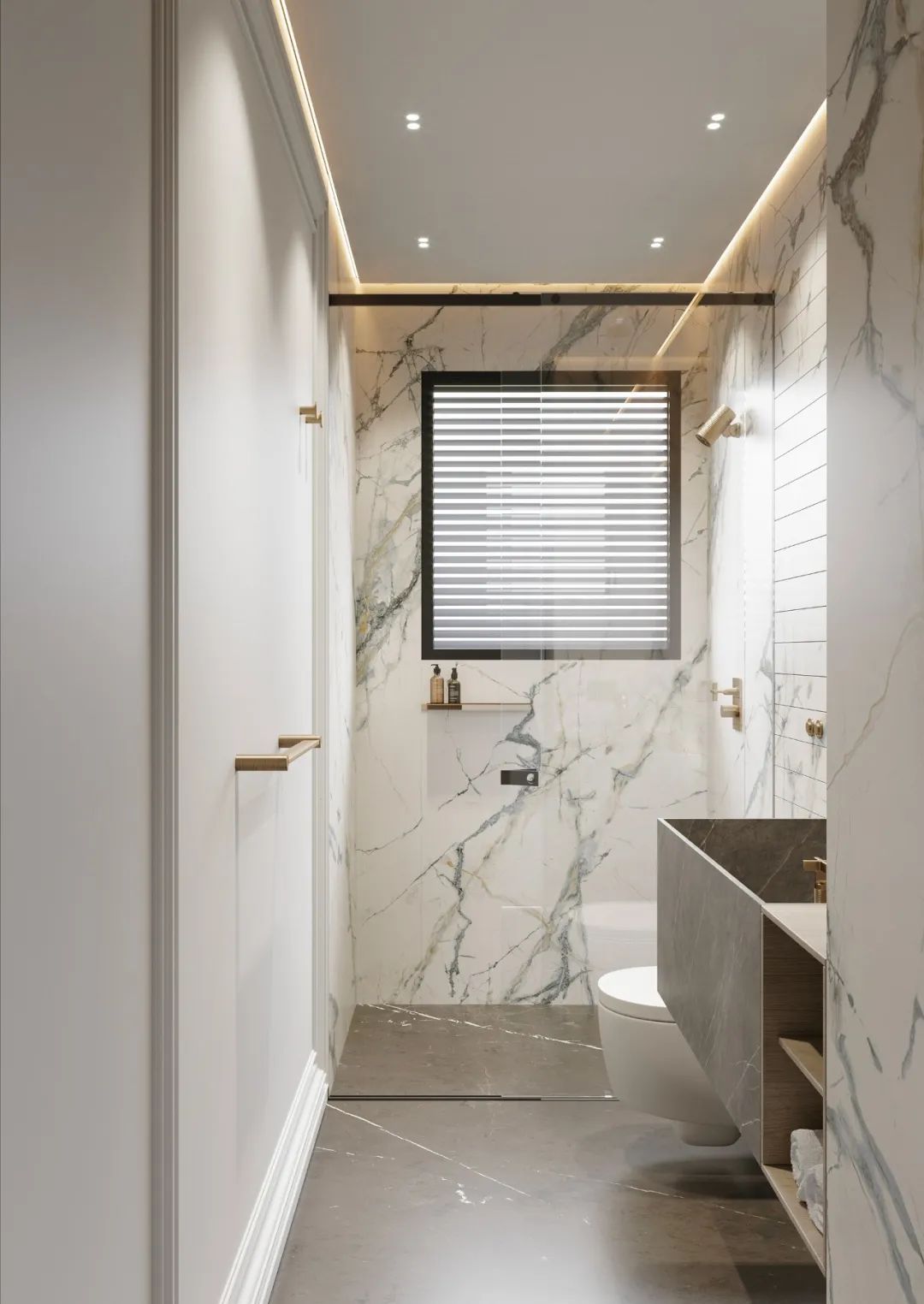 巴塞罗那现代轻法式住宅丨西班牙巴塞罗那丨Alex Tolkachev-65