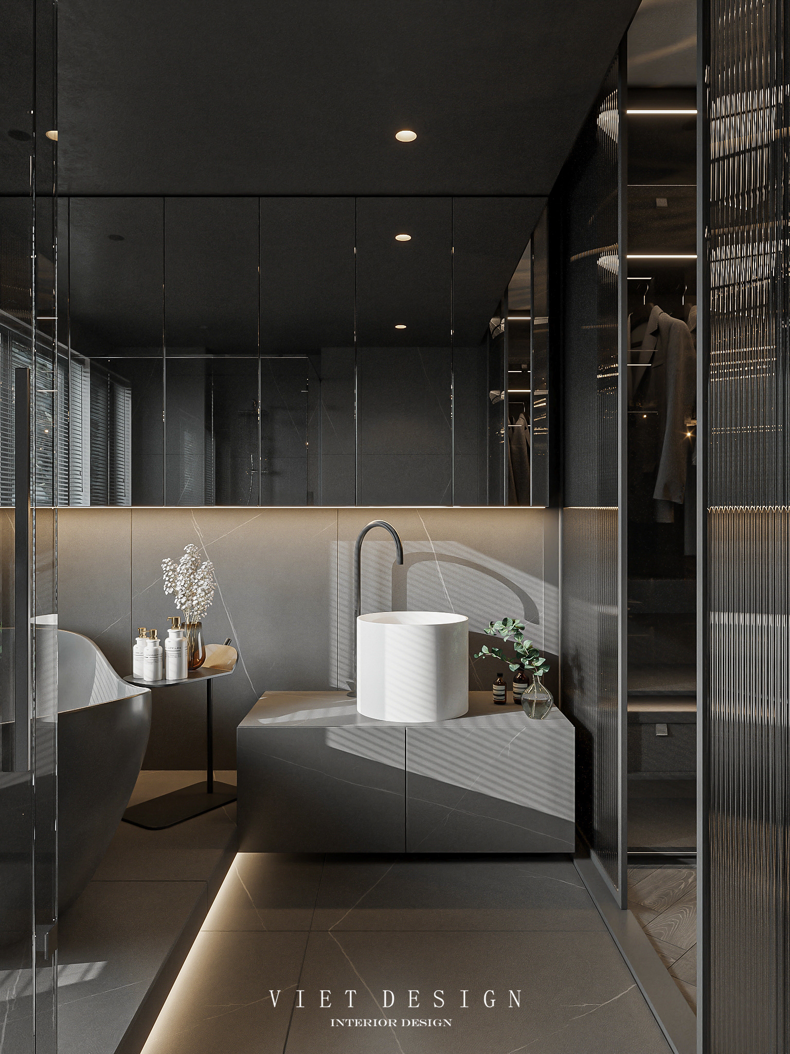 脉纹别墅丨VIET Design-41