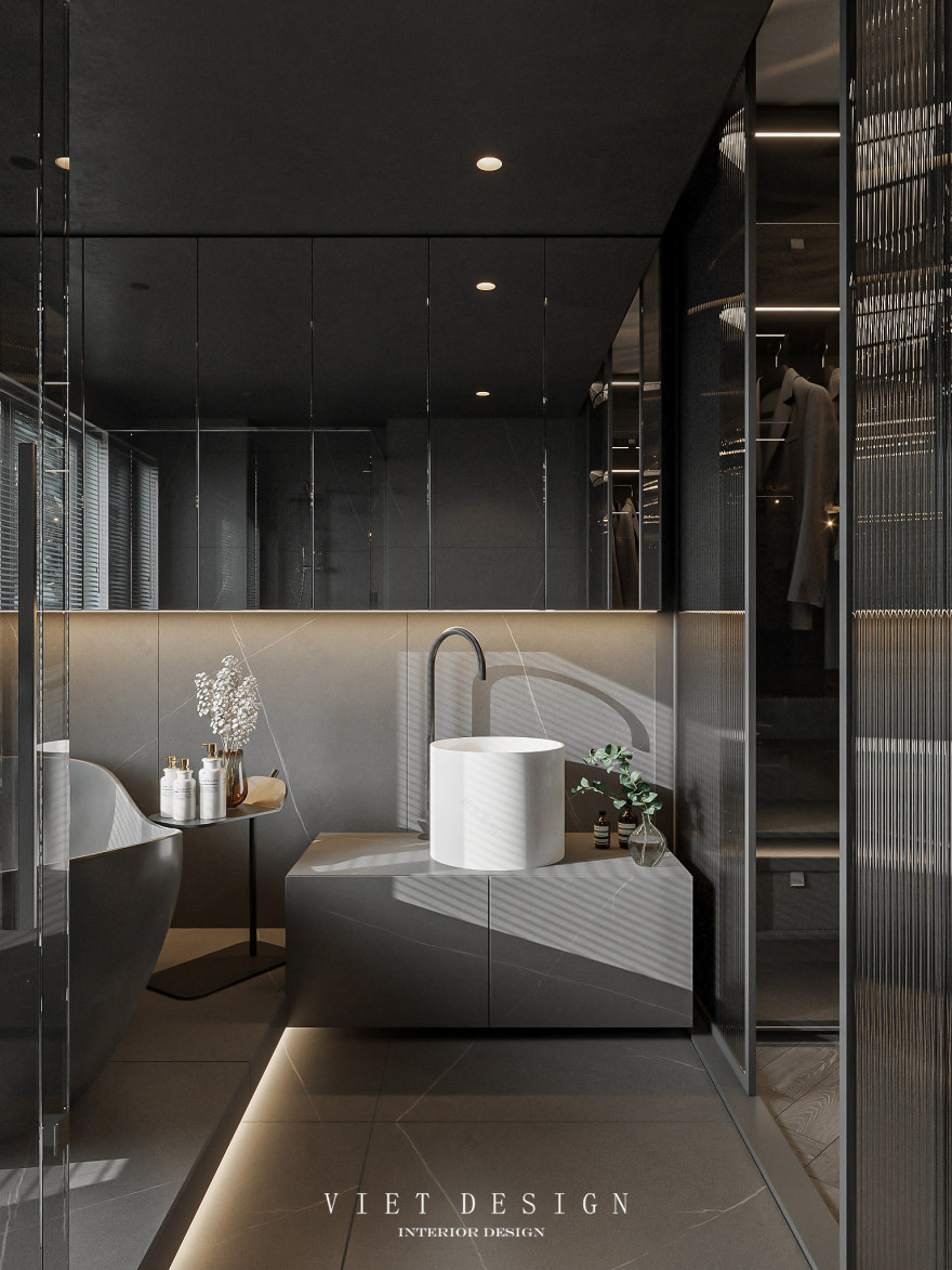 脉纹别墅丨VIET Design-41