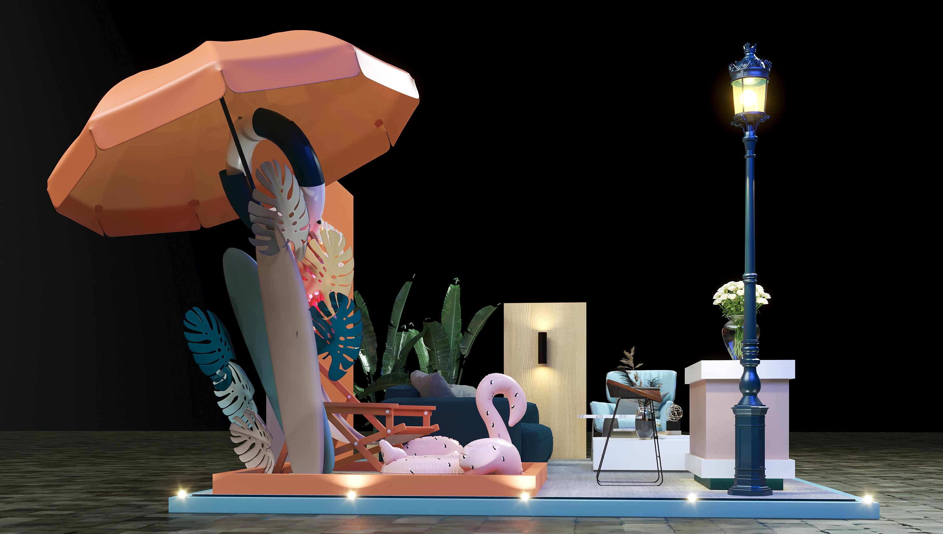 Cazar Summer Booth 设计丨埃及-9