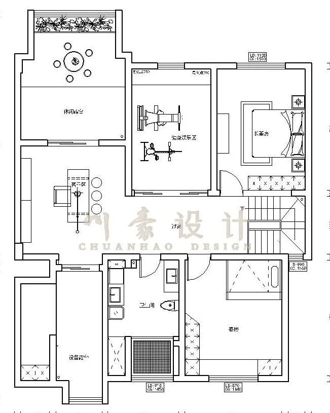 日式原木风复式住宅设计丨陈萍-14