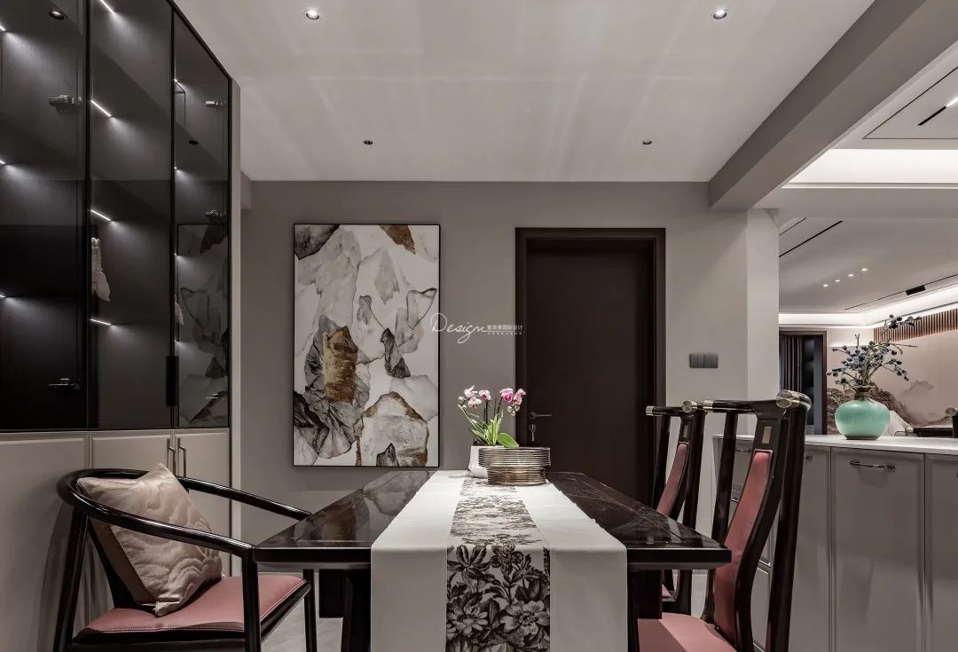 西海南新中式雅居丨紫苹果国际设计-37