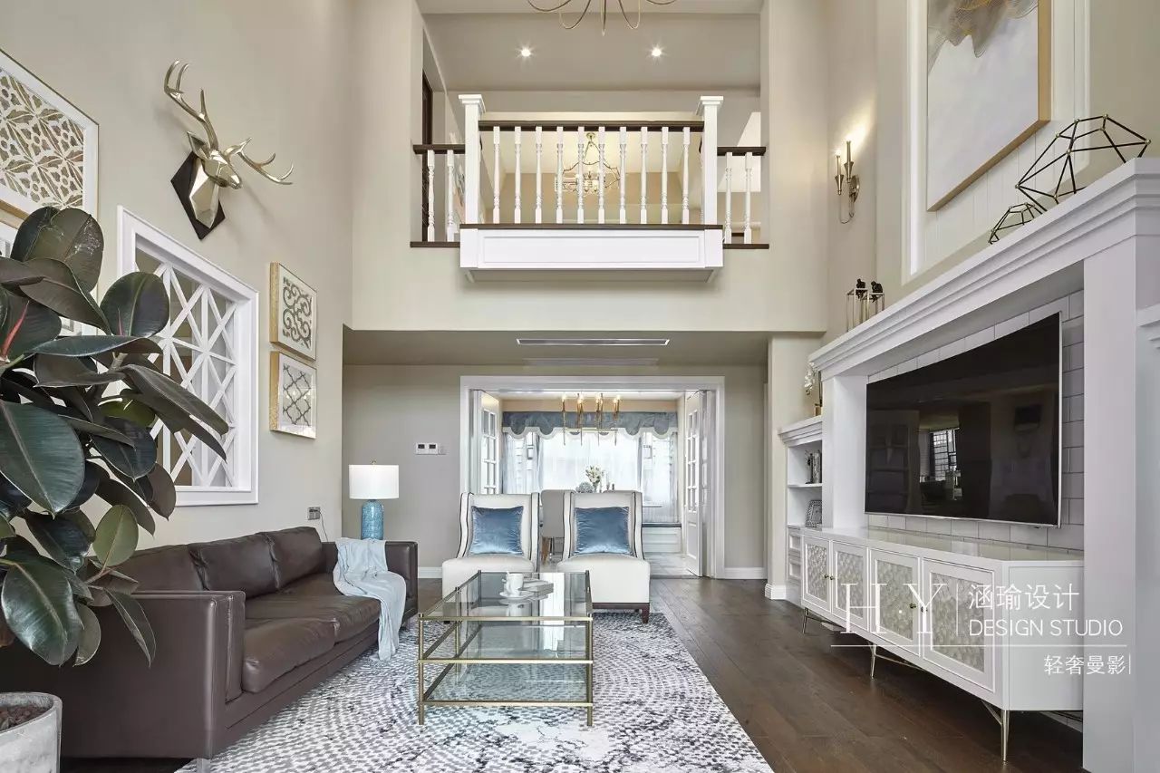 240 平现代美式轻奢复式,深圳中信领航城《轻奢曼影》-32