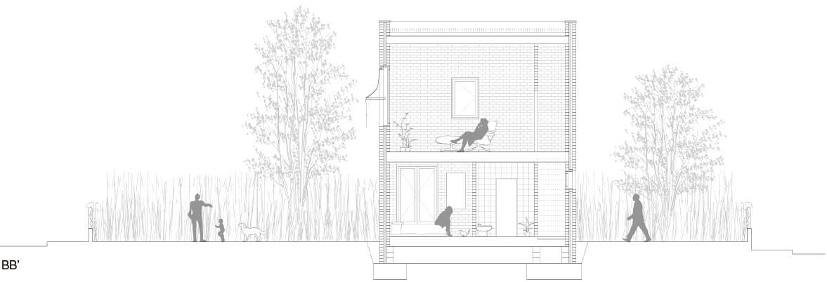 三盒共生，与花园紧密相连的家-12