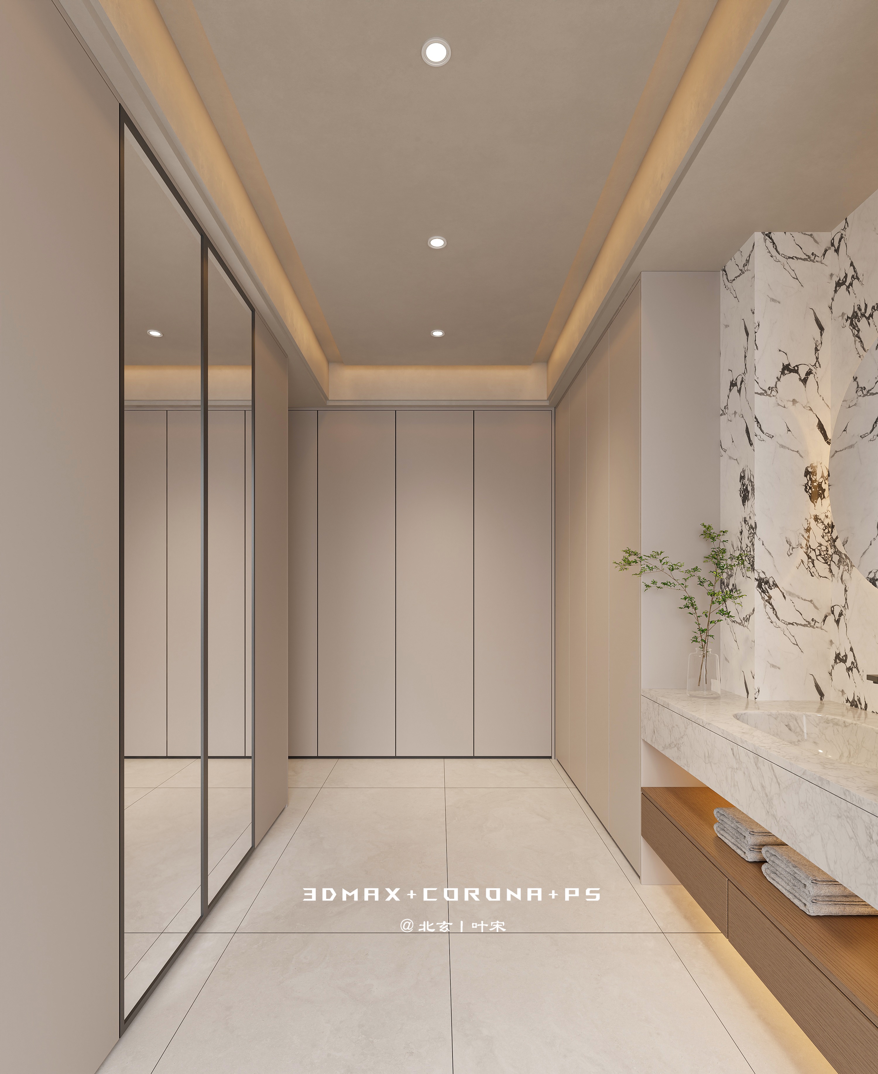 把家“减”到最舒服的状态丨现代简约别墅-23