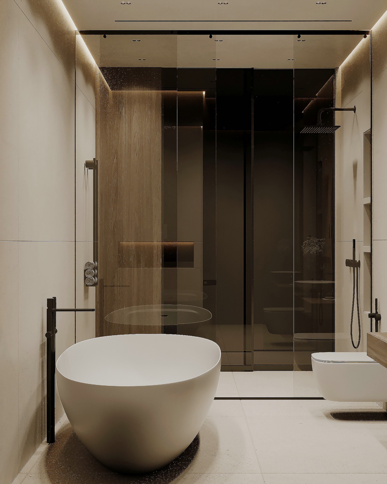 100㎡简约风住宅设计-20